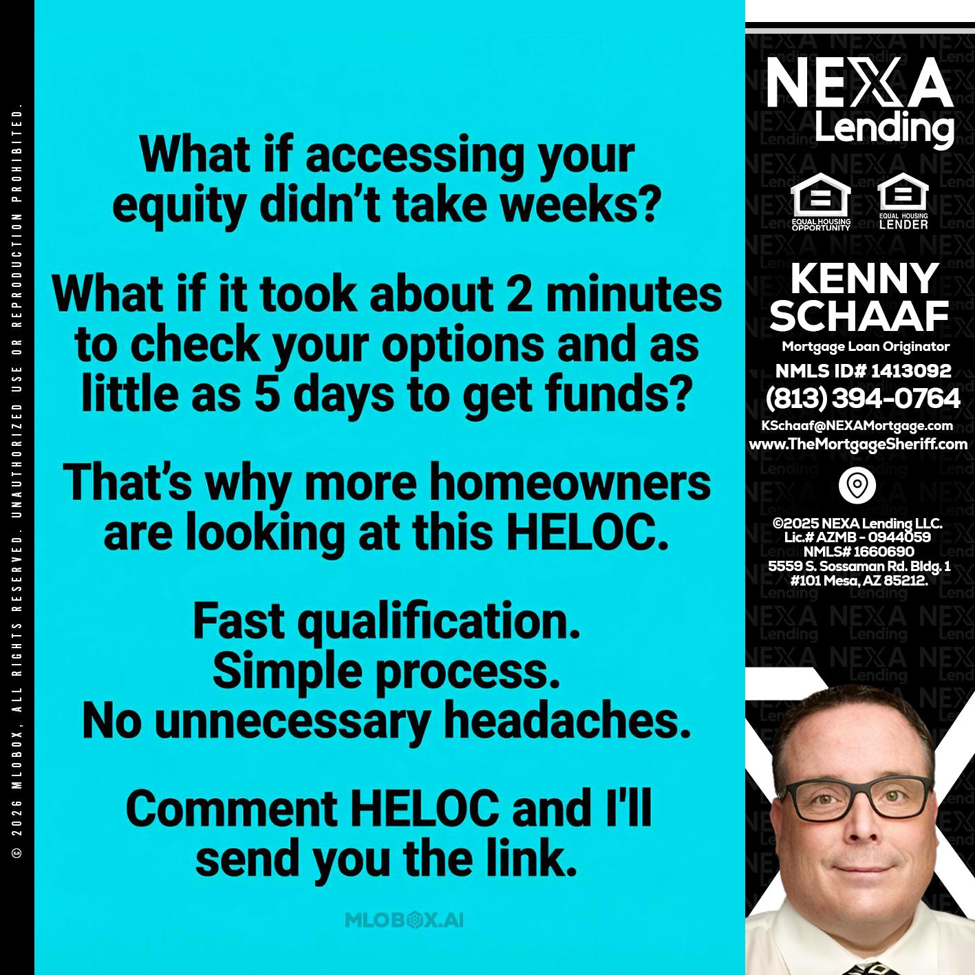 what if - Kenny Schaaf -Loan Officer