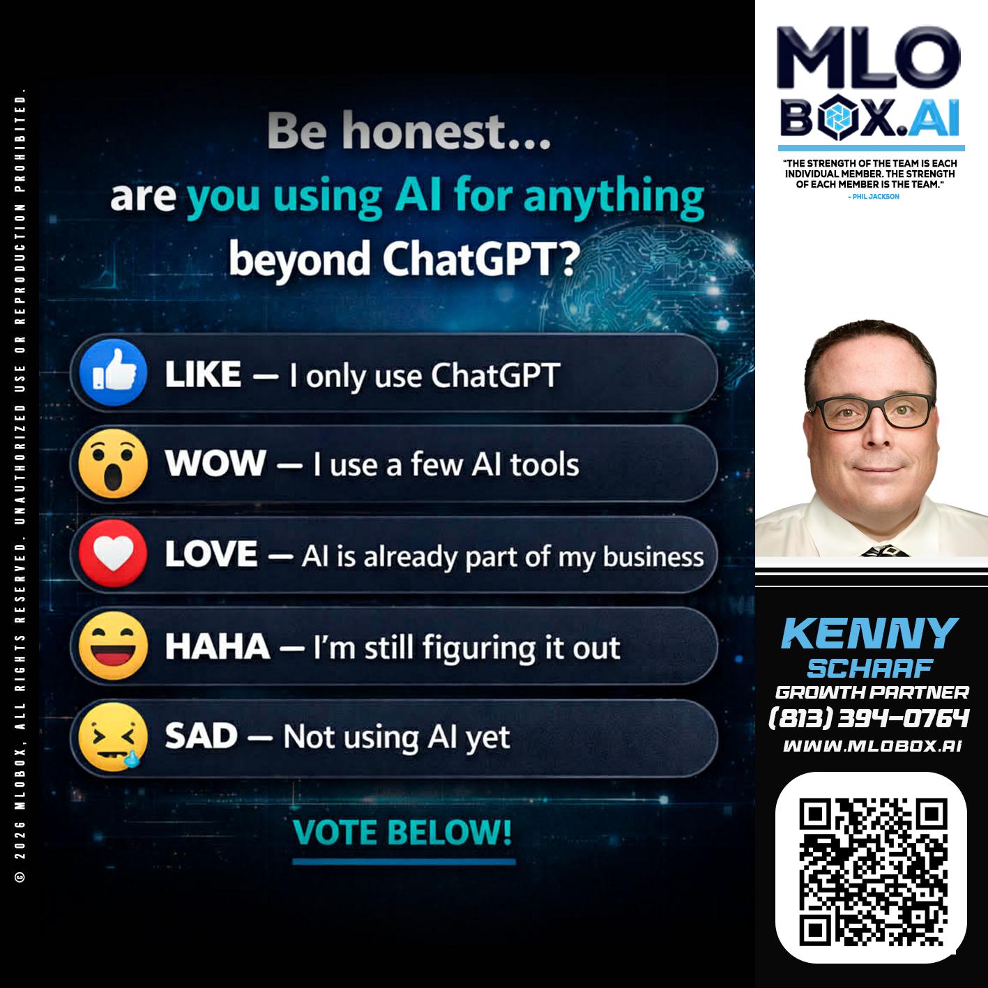 BE HONEST - Kenny Schaaf -Loan Officer
