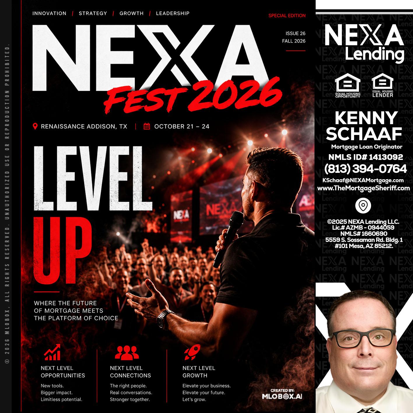 NEXA FEST 2026 - Kenny Schaaf -Loan Officer