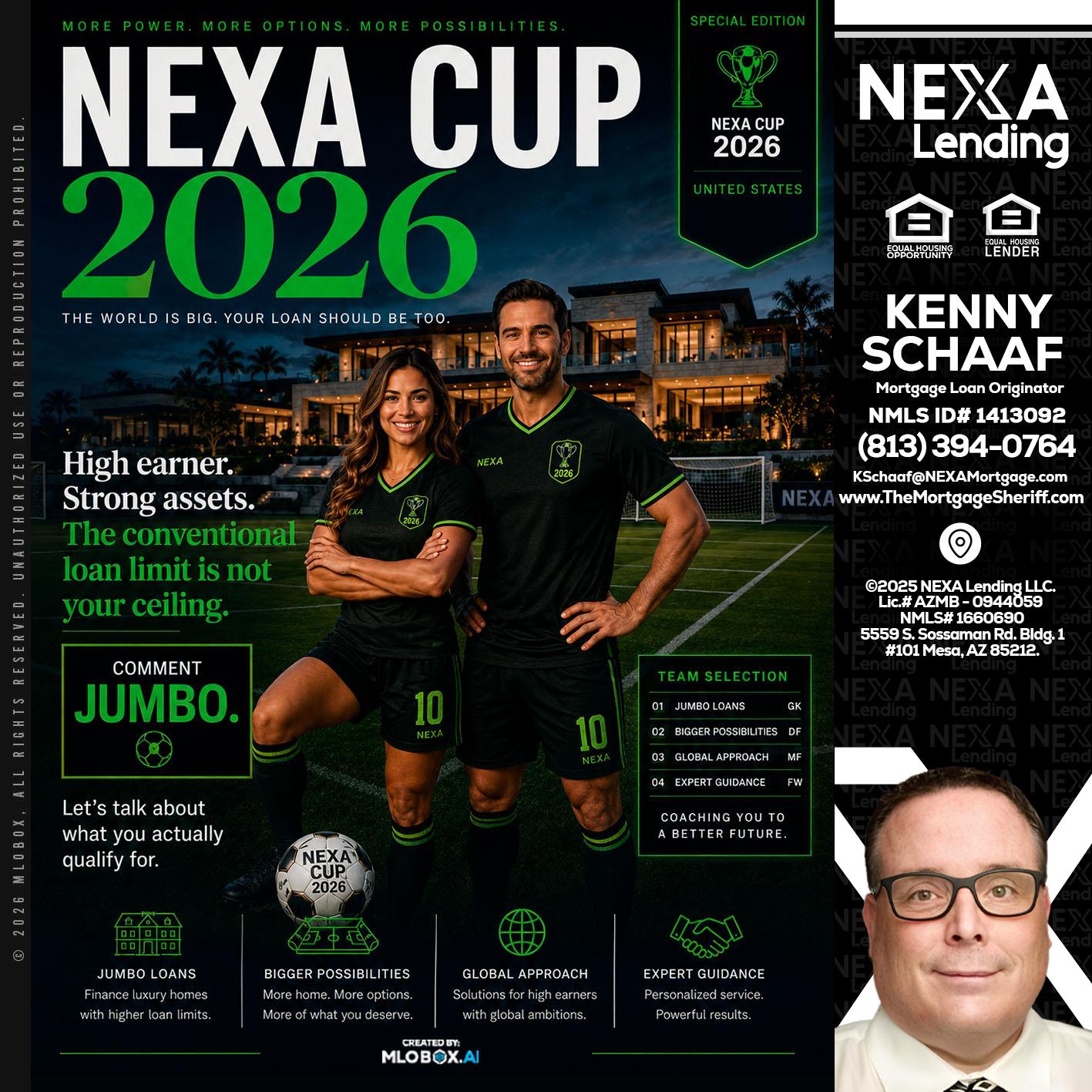 NEXA CUP 2026 - Kenny Schaaf -Loan Officer