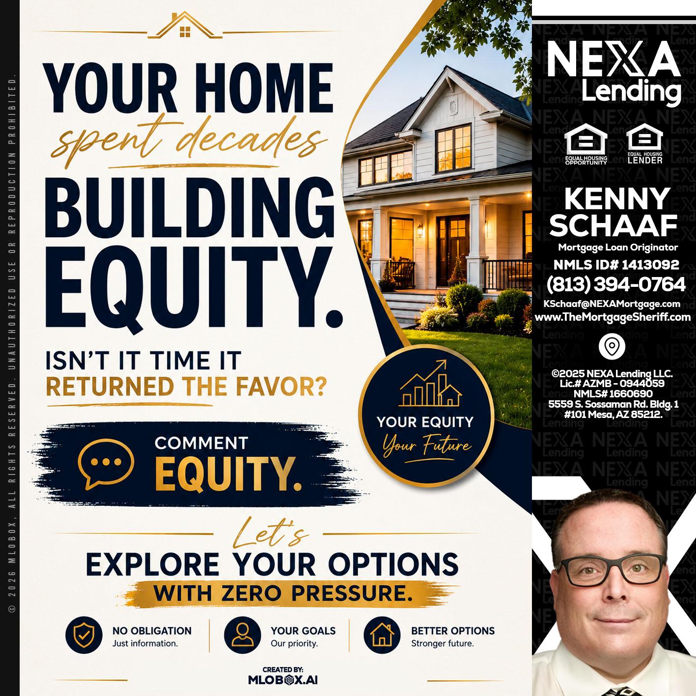 building equity - Kenny Schaaf -Loan Officer