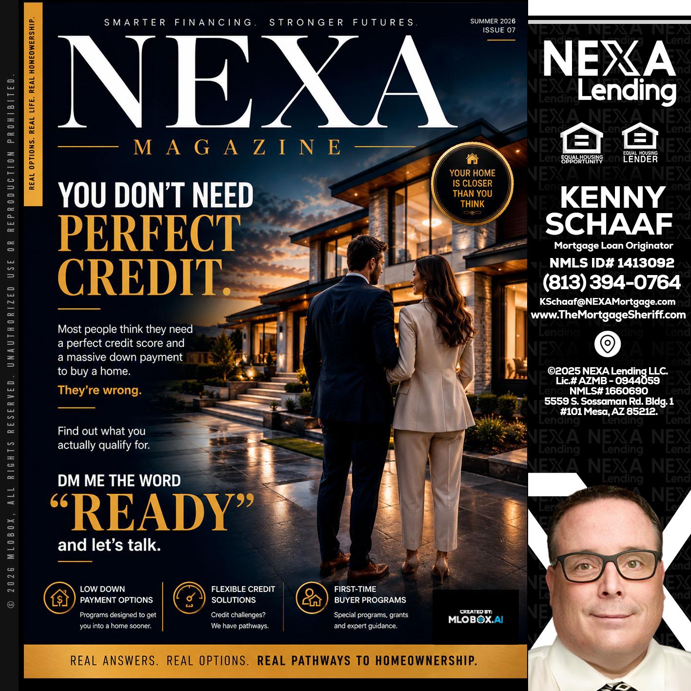 NEXA MAGAZINE - Kenny Schaaf -Loan Officer