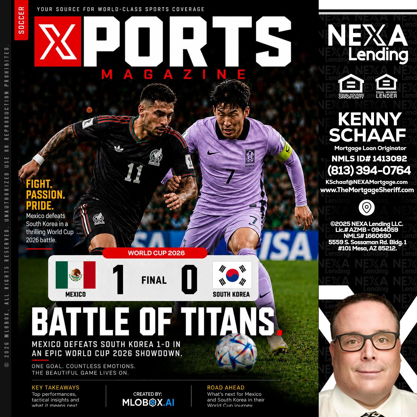 XPORTS MAGAZINE - Kenny Schaaf -Loan Officer