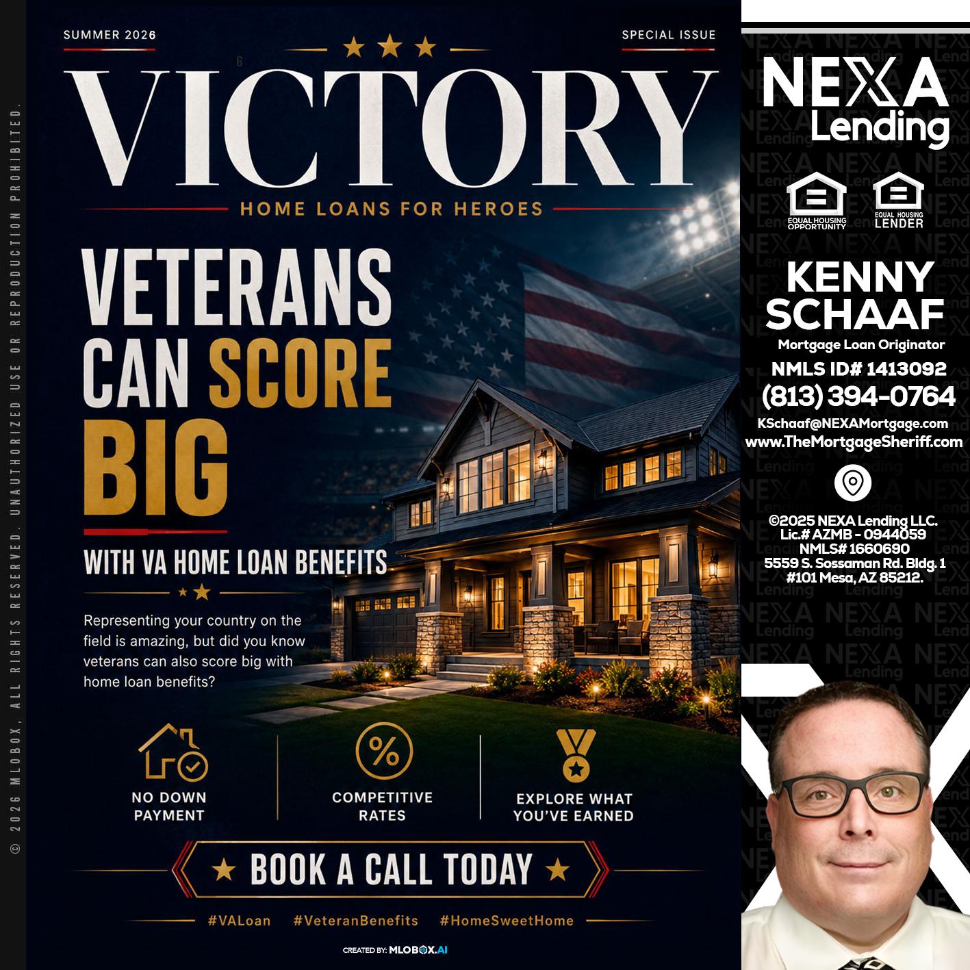 VICTORY - Kenny Schaaf -Loan Officer
