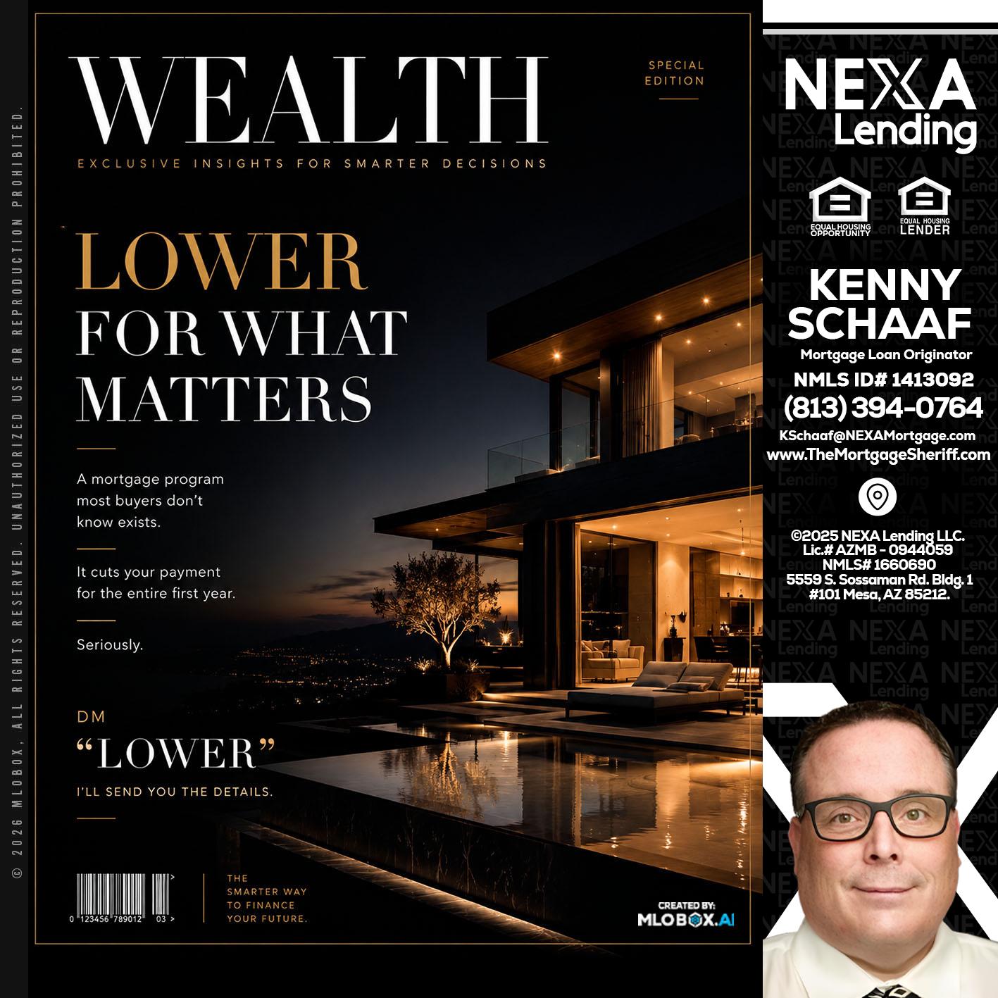 WEALTH - Kenny Schaaf -Loan Officer