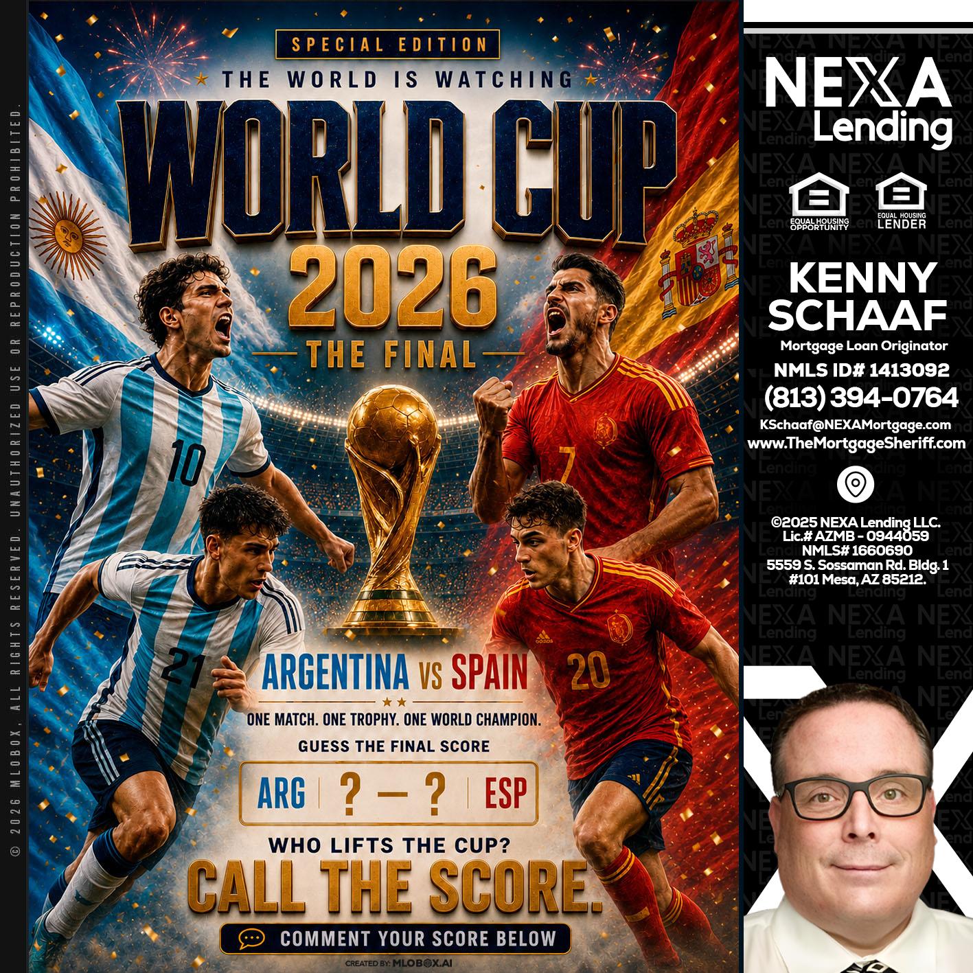 World Cup 2026 finals - Kenny Schaaf -Loan Officer