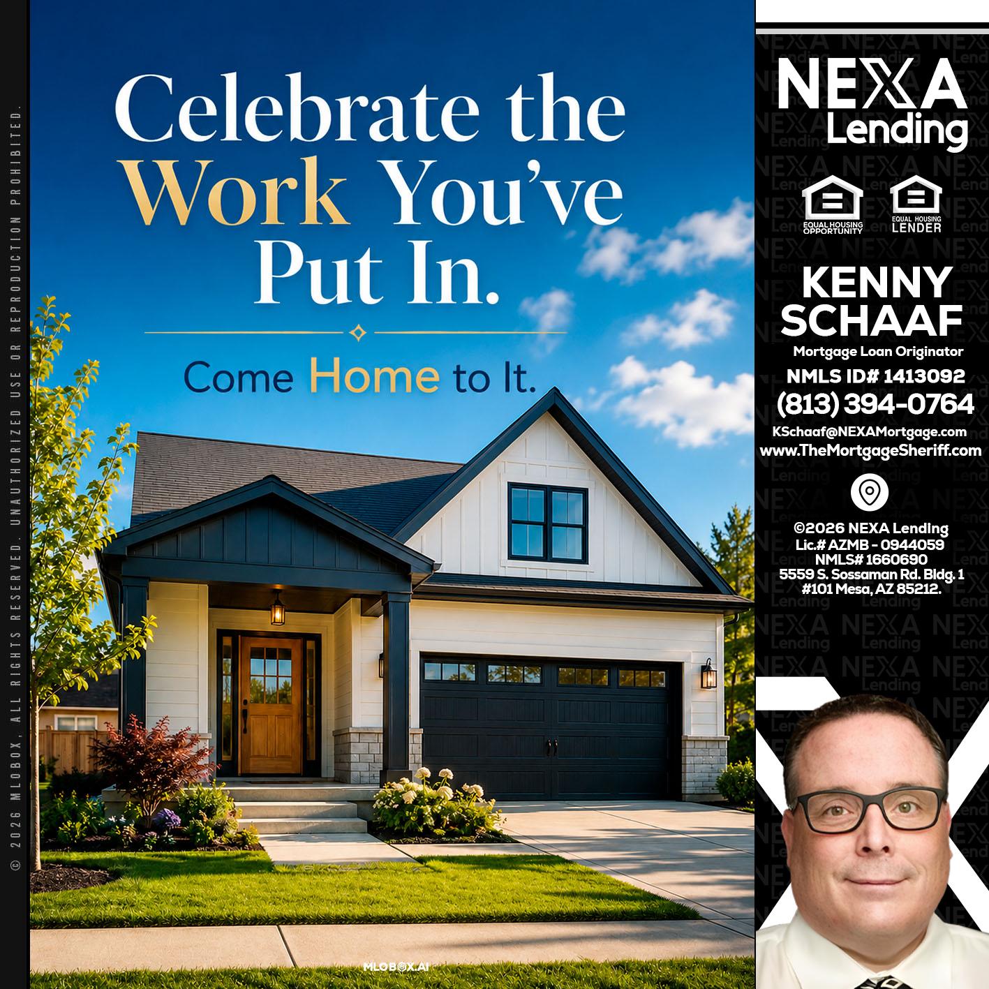 celebrate Labor Day - Kenny Schaaf -Loan Officer